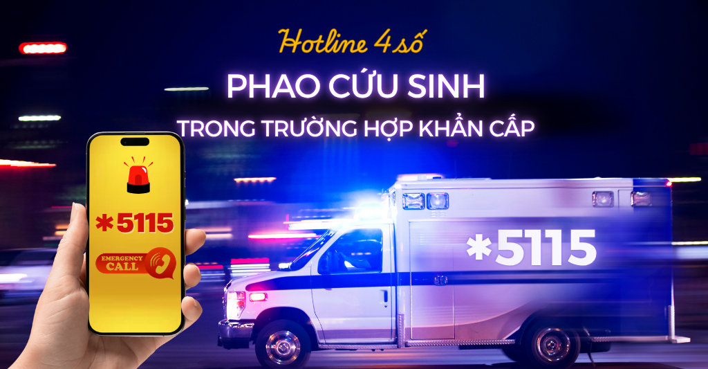 Hotline 4 số - Phao cứu sinh trong trường hợp khẩn cấp